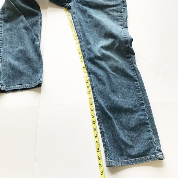 CARHARTT Relaxed Fit Straight Leg Dark Wash Jeans Womens 10 - Picture 6 of 8